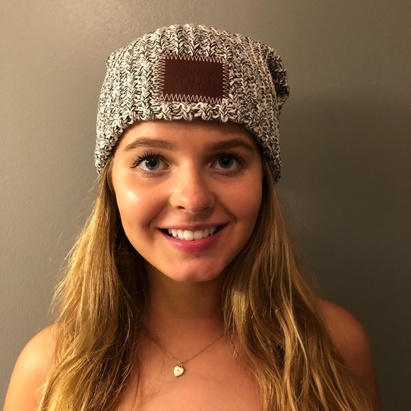 Love Your Melon Accessories - Love Your Melon black speckled beanie.  New in bag